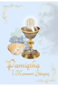 Pami�tka I Komunii �wi�tej. Niebieska
