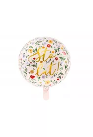PartyDeco Balon foliowy Sto lat! 35cm