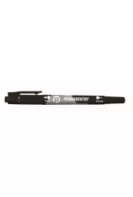 Tetis Marker permanentny 2 ko�c�wki KM501-V2 czarny