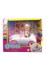 Barbie Chelsea Lalka + Autko T�czowy zestaw GXT41 Mattel