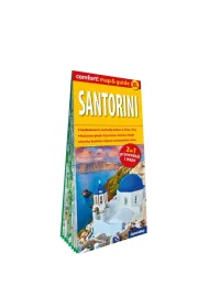 Santorini map&guide XL PL laminat 2024
