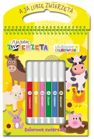 A ja lubi� zwierz�ta. Ulubione kolorowanki 2. Kolorowe zwierzaki