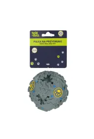Pi�ka dla psa z d�wi�kiem 9cm na przysmaki popielata TRIK&ROLL 560688