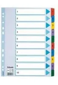 Panta Plast Przek�adki A4 kartonowe