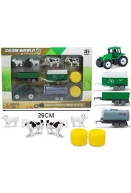 Zestaw farma - traktor z akcesoriami Merkpol