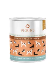 Perro Dorsz z marchewk karma mokra dla psw dorosych 800 g