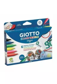 Flamastry Decor Textile Giotto 6 szt.