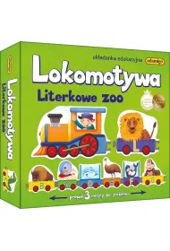 Lokomotywa. Literkowe ZOO. Uk�adanka edukacyjna Adamigo