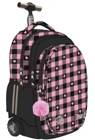 St. Majewski Plecak na k�kach 4-komorowy Pink Checkered