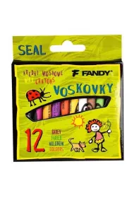 Fandy Kredki �wiecowe Seal 12 szt.