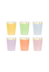 PartyDeco Kubeczki mix 220ml 6 szt.