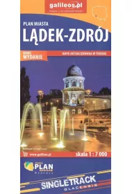 L�dek Zdr�j - plan miasta 1:7000