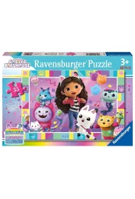 Puzzle dla dzieci 35 el. 2D Koci Domek Gabi Ravensburger