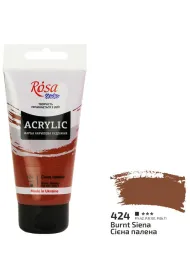 Rosa Farba akrylowa burnt sienna 424 75ml