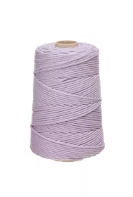 Dalprint Sznurek bawe�niany skr�cany 3mm x 100m, liliowy