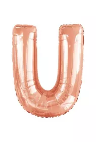 Amscan Balon foliowy litera U r�owe z�oto 65,5x86cm