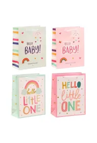 LeanToys Torebka prezentowa Baby Little One 32x12x10cm