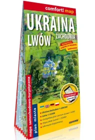 comfort!map Mapa samochodowo-turystyczna Ukraina zachodnia, Lw�w 1:500 000