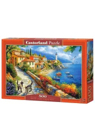 Puzzle 500 el. White Lighthouse Bay CASTORLAND B-54237