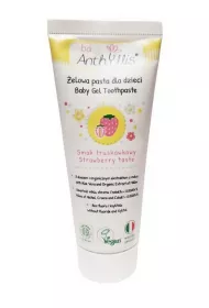 Baby Anthyllis Pasta do zbw dla dzieci bez fluoru od pierwszego zbka truskawkowa 75 ml