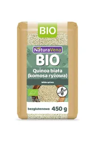 NaturaVena Quinoa bia�a (komosa ry�owa) bezglutenowa 450 g Bio