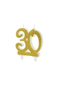 PartyDeco �wieczka urodzinowa 30 7.5cm