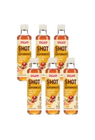 Polska R�a Shot na odporno�� Owoc r�y, kurkuma, imbir 5 porcji Zestaw 6 x 250 ml