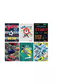 Herlitz Zeszyt A5 Humorous boys dwie linie 32 kartki 10 szt.