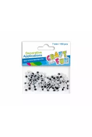 Craft with Fun Ozdoba dekoracyjna oczy 7mm