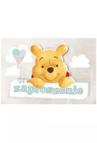 Kukartka Zaproszenie Kubu� Puchatek ZD-020 5 szt.