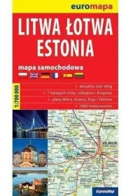 see you! in? Mapa samochodowa Litwa, �otwa, Estonia 1:700 000