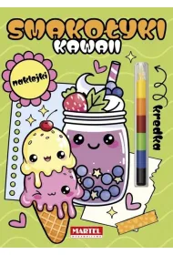 Kawaii smako�yki z naklejkami. Modu�owa kredka