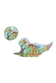 Puzzle konturowe 30 el. Dinozaury Scratch