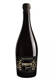 Kombucha By Laurent Kombucha szampa�ska na p�atkach d�bu o smaku kwiat�w czarnego bzu 750 ml Bio
