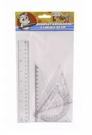 Penmate Komplet kre�larski z linijk� 20cm