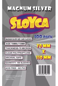Sloyca Koszulki Magnum Silver 70 x 110 mm 100 szt.