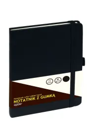 Grand Notatnik A5 z gumk� kratka 80 kartek