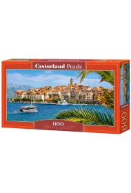 Puzzle 600 el. Korcula, Croatia Castorland