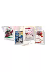 Top Graphic Karnet B6 z nalepkami Imieniny mix 10 szt.