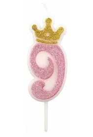�wieczka 9 r�owa 6,8cm PARTY GO