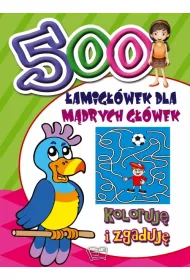 Koloruj� i zgaduj� 500 �amig��wek dla m�drych g��wek