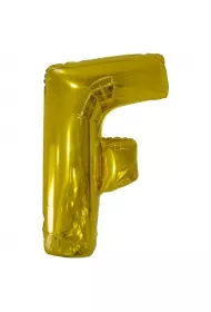 Amscan Balon foliowy litera F z�ota 54,5x86cm