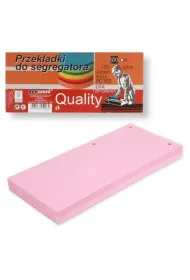 Penword Przek�adki do segregatora pink 100 szt.