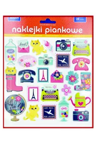 Naklejki piankowe ca�oroczne V2 24 szt.