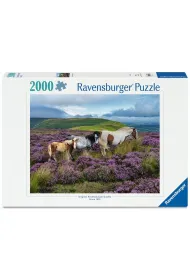 Puzzle 2000 Wild Horses in the Heather Ravensburger