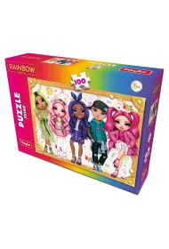 Puzzle 100 Rainbow High Shine Ideyka
