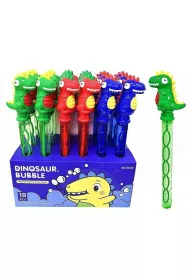Pa�eczka do baniek mydlanych 38cm z dinozaurem MIX Adar