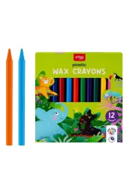 Easy Stationery Kredki �wiecowe plastikowe 12 kolor�w EASY