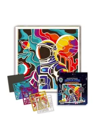 Zestaw do tworzenia obraz�w z drewna - Kosmos Splat Planet