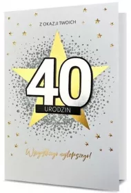 Pan Dragon Karnet Urodziny 40